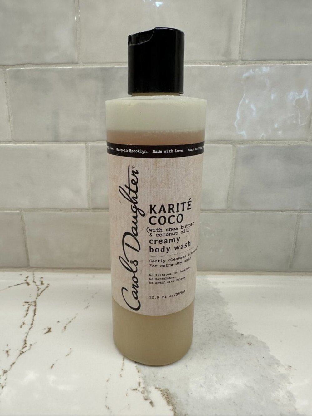 Carol's Daughter Karité Coco Creamy Body Wash SHEA BUTTER + COCONUT OIL 12 fl oz
